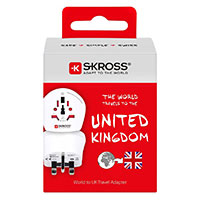 Skross Rejseadapter (Verden til UK)