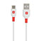 Skross USB-C Kabel 1,2m (USB-A/USB-C) Hvid/Rd