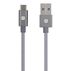 Skross USB-C Kabel 1,2m (USB/USB-C) Space Grey