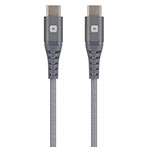 Skross USB-C Kabel 2m (USB-C/USB-C) Space Grey