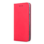 Smart Magnet Cover iPhone 15 Pro Max (Kunstlæder/TPU) Rød