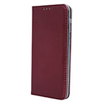 Smart Magnetisk Flipcover iPhone 15 Pro (Kunstlæder/TPU) Bordeaux