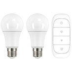 SmartLine LED pærer E27 - 9W (70W) Hvid - 2-Pak