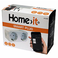 Smartplug 2 udtag (m/Wi-Fi) Home it