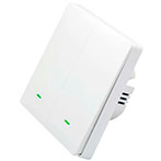 SmartWise Frontpanel t/Væg Switch (2-Knap) Hvid