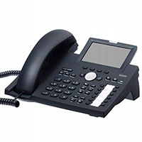 Snom D375 VoIP SIP Telefon m/Display (u/Strmforsyning)