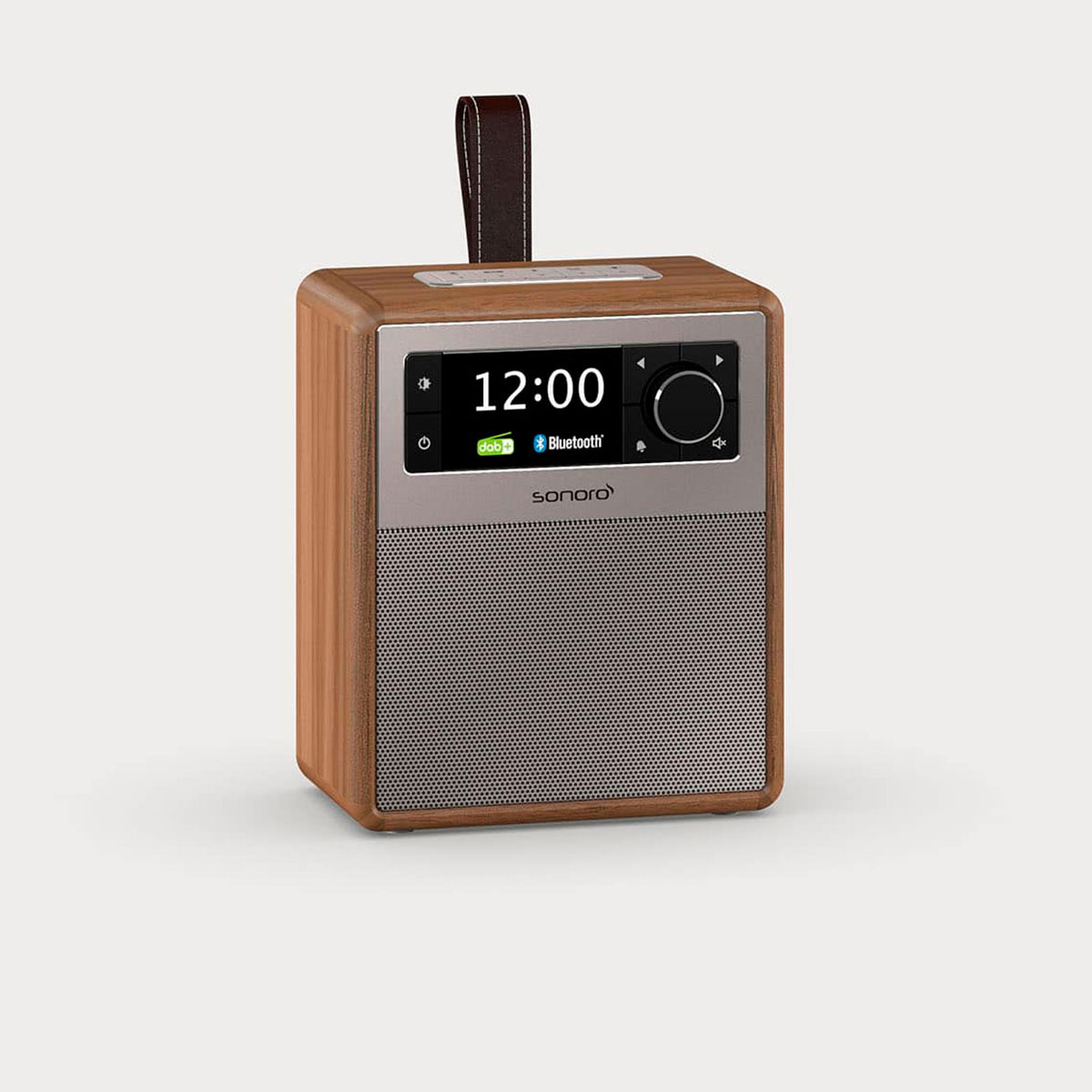 Sonoro DAB radio m/Bluetooth Valnød/Sølv