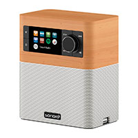 Sonoro Stream II DAB/Internet radio m/Bluetooth - Ahorn/Hvid