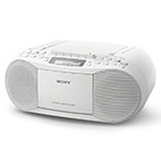 Sony Boombox (CD/FM/Kassette) Hvid - CFD-S70