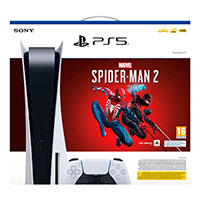 Sony PlayStation 5 m/Ultra HD drev + Marvels Spider-Man 2 Limited Edition Bundle