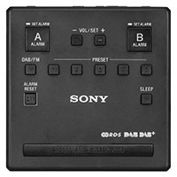 Sony XDR-C1DBP DAB+ Radio m/Alarm - Sort