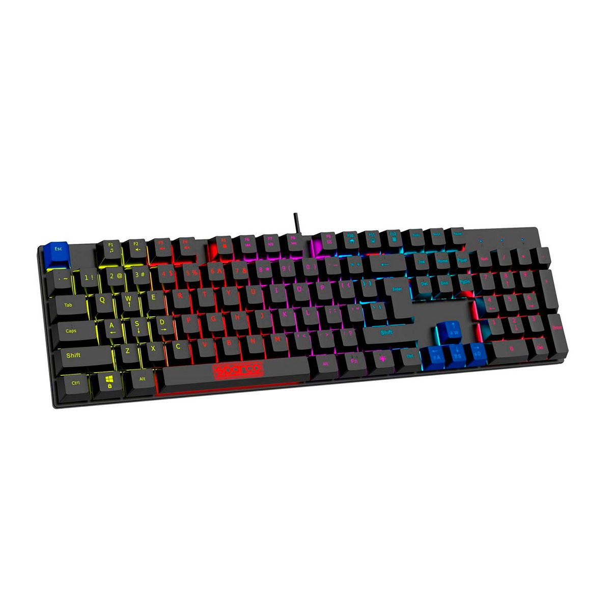 FANTOM Gaming Tastatur m/RGB - 1,5m (Membran)