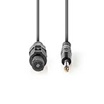 SpeakOn adapter kabel 10m (2-ben Hun/6,35mm Han) Nedis