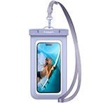 Spigen A601 Aqua Shield Vandtt Taske t/Smartphones - Aqua Blue