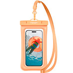 Spigen A610  Aqua Shield Vandtt Taske t/Smartphones - Apricot