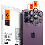 Spigen EZ Fit Optik Pro Kamerabeskyttelsesglas t/iPhone 14 Pro/14 Pro Max (Sort) 2pk