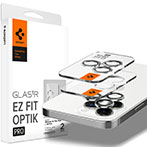 Spigen EZ Fit Optik Pro Kamerabeskyttelsesglas t/iPhone 14 Pro/iPhone 14 Pro Max (Slv) 2pk
