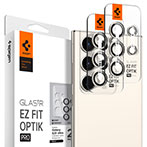 Spigen EZ Fit Optik Pro Kamerabeskyttelsesglas t/Samsung Galaxy S23 Ultra (Cream) 2pk