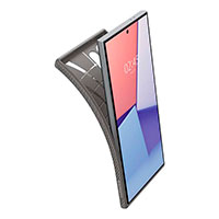 Spigen Liquid Air Cover t/Samsung Galaxy S24 Ultra (TPU) Granite Gray