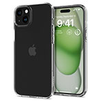 Spigen Liquid Crystal Cover t/iPhone 15 Plus (TPU) Crystal Clear