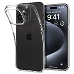 Spigen Liquid Crystal Cover t/iPhone 15 Pro (TPU) Crystal Clear