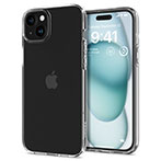 Spigen Liquid Crystal Cover t/iPhone 15 (TPU) Crystal Clear