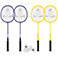 SportMe Easy Up Badmintonst m/2x fjerbolde/Net (4pk)