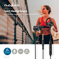 Sportshøretelefoner In-Ear 10mm (3,5mm) Nedis