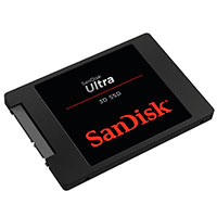 SSD Harddisk 2,5tm SATA (500GB) SanDisk Ultra 3D