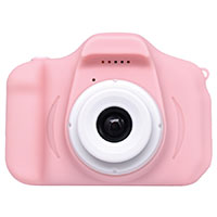 Digital kamera til brn (m/3 spil) Pink - Denver KCA-1330