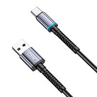 XO NB215 USB-C Kabel 1m (USB-C/USB-A) Sort