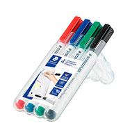Staedtler Compact Lumocolor Markere t/Whiteboard - 4 farver