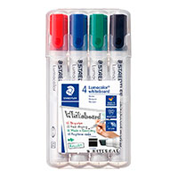 Staedtler Lumocolor WB Markere m/skr spids (2-5mm) 4 farver