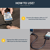 StarTech USB 3.1 til SATA Adapter (2,5tm)