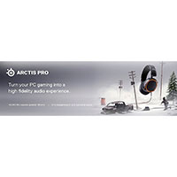 SteelSeries Arctis Pro Headset m/LED (USB/3,5mm)