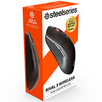 SteelSeries Rival 3 Trdls Gaming Mus m/RGB (18000DPI)