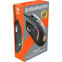SteelSeries Rival 5 Gaming Mus m/RGB (18000DPI)