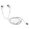 Streetz HL-W111 In-Ear Hretelefoner (USB-C) Hvid