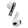 Streetz T150 TWS Bluetooth In-Ear Earbuds m/Case (4 timer) Klar/Hvid