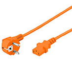 Strømkabel Universal - 3m (Orange)