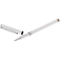 Stylus pen m/Kuglepen (Touch pen) - Hvid