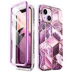Supcase Cosmo iPhone 13/14 Cover (Front/Back) Purple Marble