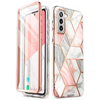 Supcase Cosmo Samsung Galaxy S21 Cover (Front/Back) Marble