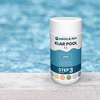 Swim & Fun Flydende Klar Pool (1 liter)