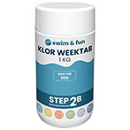 Swim & Fun Klor WeekTab (1000 g) 50-Pack