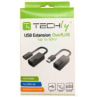 Techly 103199 USB over RJ45 Extender (60m)