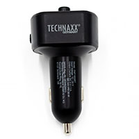Technaxx RGB FM Transmitter t/Bil (2xUSB-A/1xUSB-C)