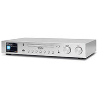 Technisat 143 DAB+ Radio m/WiFi (RDS/Bluetooth/USB/CD) Slv