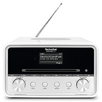 Technisat 586 DAB+ Radio m/WiFi (RDS/Bluetooth/USB/FM) Hvid