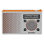 TechniSat Digitradio 1 DAB+/FM Radio - Orange/Sølv